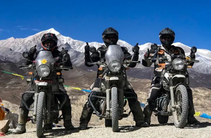 Mit dem Bike über den Wolken